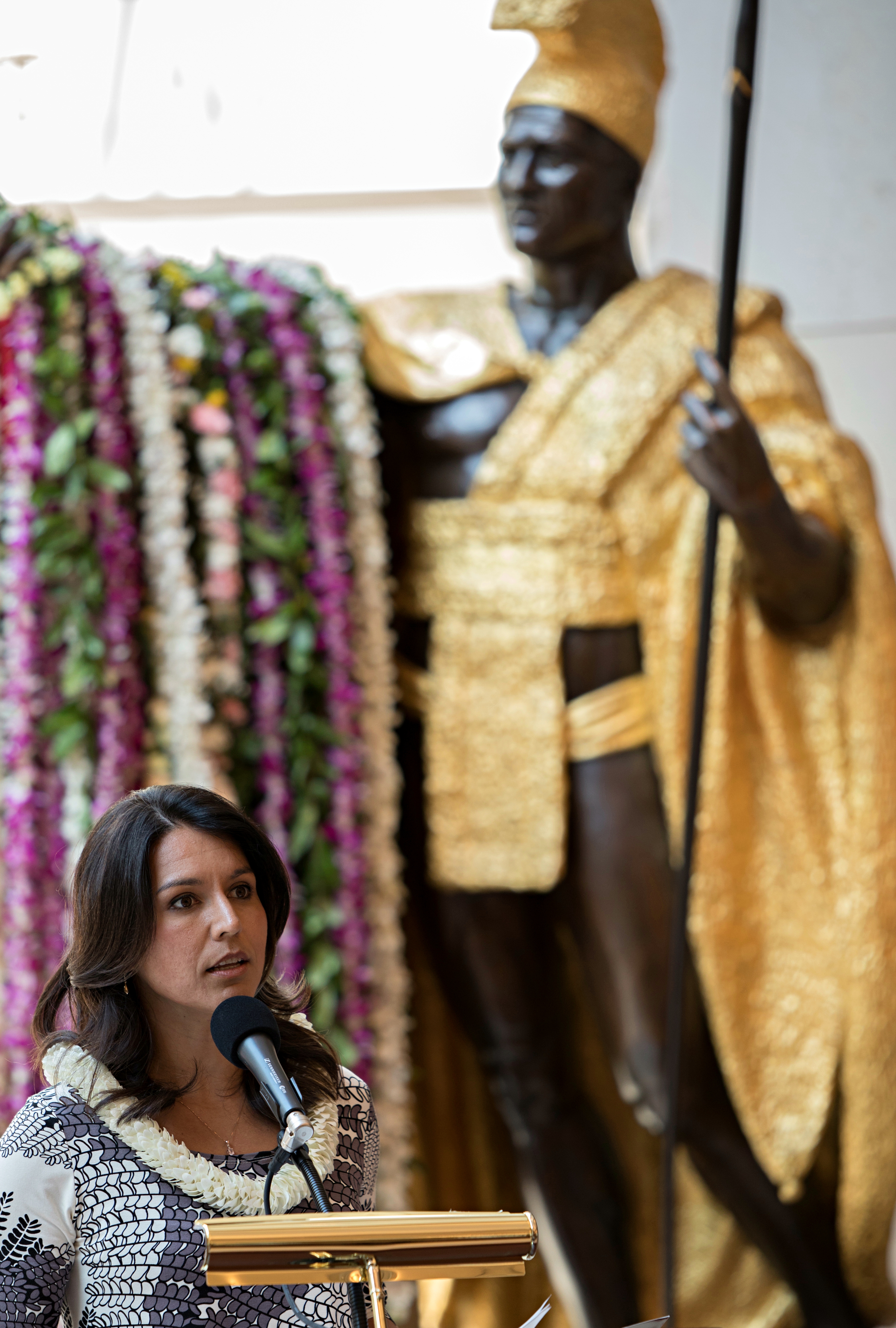 Rep. Gabbard Makes King Kamehameha Presentation at Capitol | Big Island Now