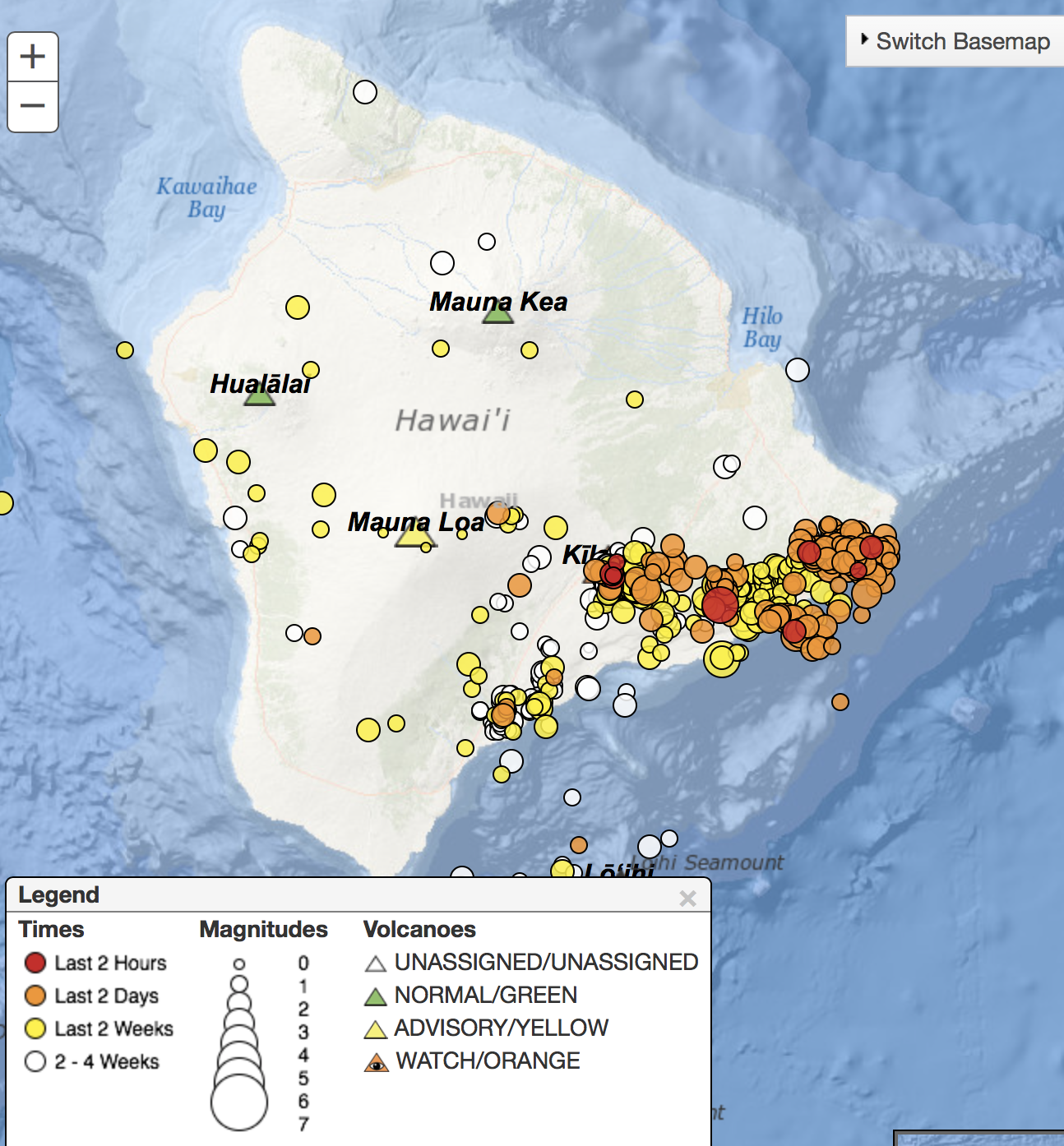 UPDATE: 5.0 Magnitude Quake Shakes Volcano Area: No Tsunami Generated | Big Island Now1294 x 1394