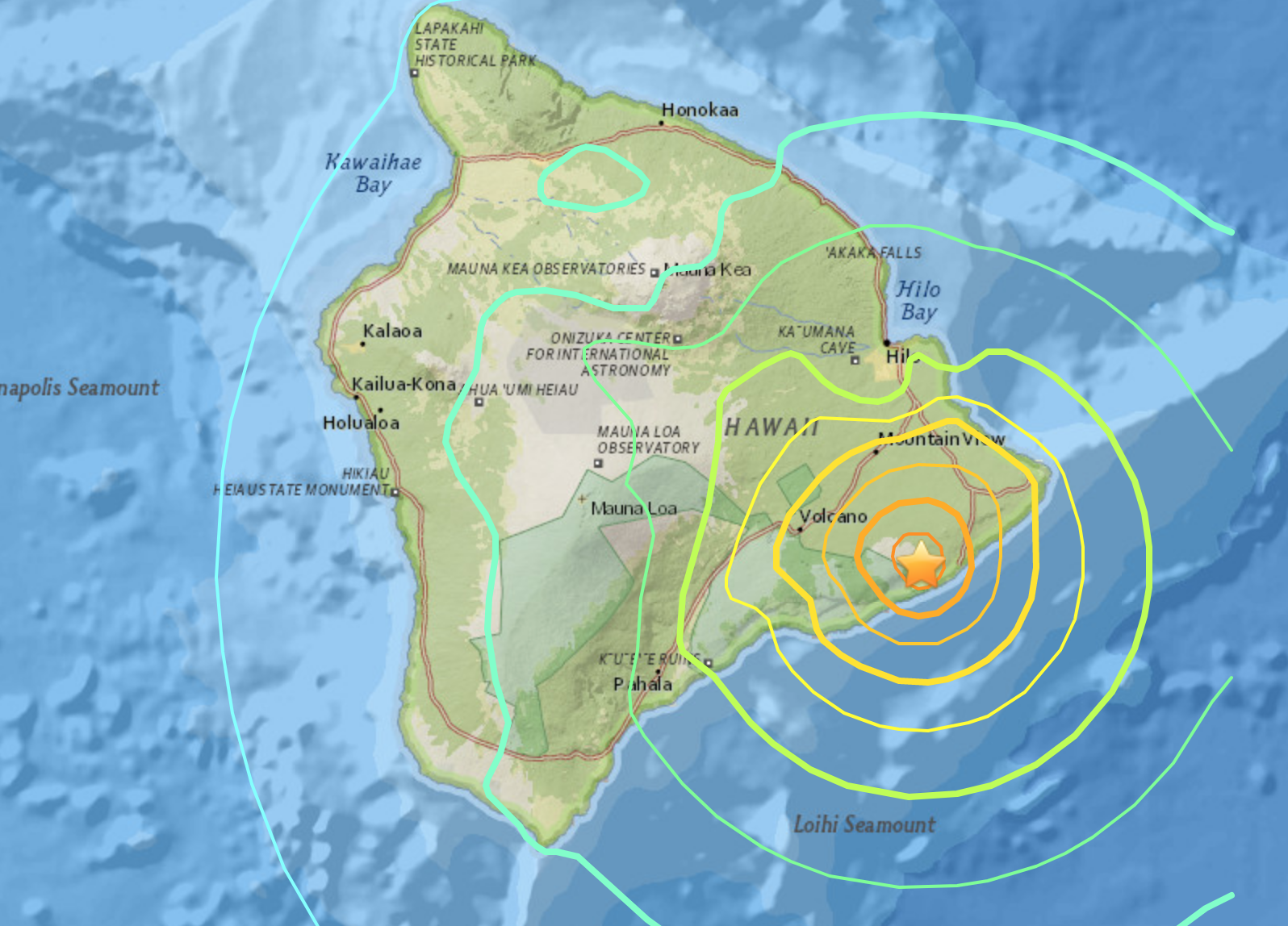 VIDEO UPDATE: Series of Earthquakes Rattles Hawai'i Island Chain | Big Island Now1596 x 1148