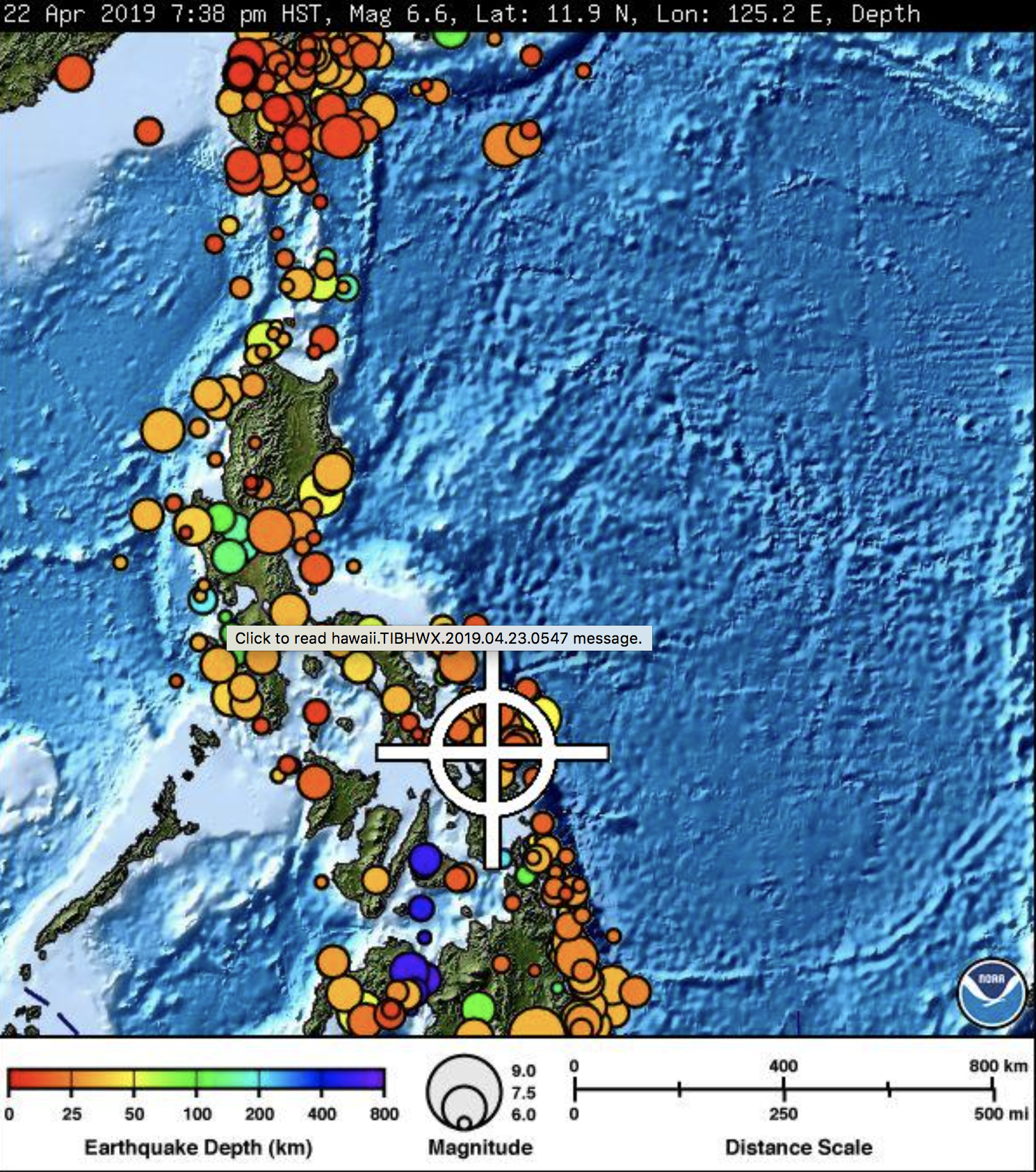 No Tsunami Threat to Hawai'i From 6.6-M Phillipines Quake | Big Island Now
