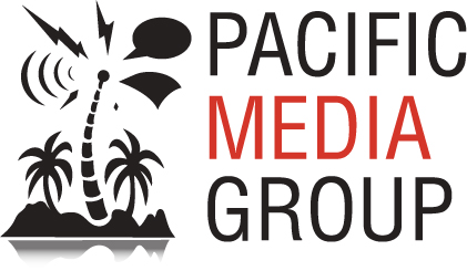 The new Pacific Media Group logo is a slight variation on the old logo, to reflect the multi-layered media approach in which the company now operates.