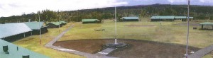 The dormitories at Kulani Correctional Facility are shown in this view from the prison's watch tower. DPS photo.