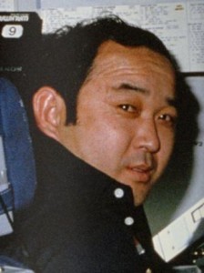 Onizuka is shown during training. NASA photo.