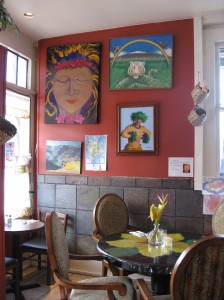 Pele's Kitchen features the work of local artists. Photo credit Denise Laitinen.