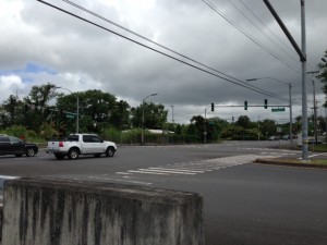 Hilo's Puainako extension, where the new Saddle Road project will eventually intersect. Photo by Nate Gaddis.