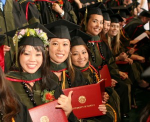 If national-level data are any indication, young women in Hawai`i will soon out-earn their male counterparts. UHH image.