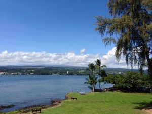 Hilo Bay Café boasts sweeping ocean views at its new location. Image courtesy M's photography.