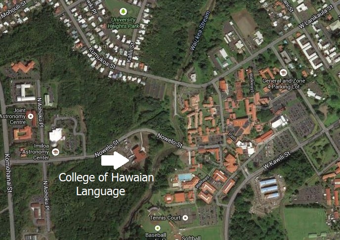 uh-hilo college of hawaiian language map