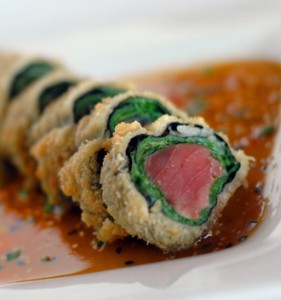Sansei Seafood Restaurant and Sushi Bar is offering "half off" dinner specials from 5 to 6 pm. Image courtesy.