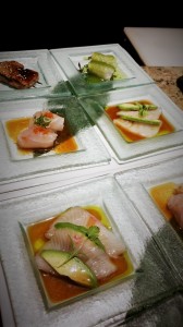 A sample of Chef Norio's creative dishes. Photo by Kristin Hashimoto.