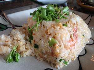 Thai fried rice at Thai Thai restaurant. Photo by Nate Gaddis.
