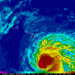 Satellite imagery, 11am 10-17-14. Image: NWS / NOAA