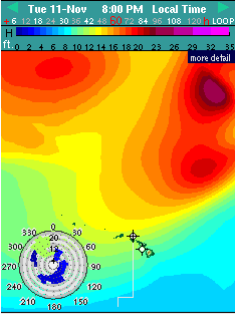 Tuesday swell - Image: Surfline