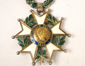 Legion of Honor Award. Courtesy image.