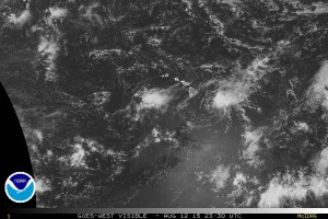 NOAA Satellite image, as of 1:#0 p.m. 