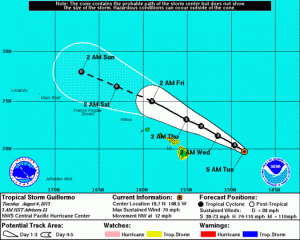 Central Pacific Hurricane Center image, as of 8 a.m. Tuesday.