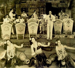Performers at The Hawaiian Room in New York City. Photo credit: Hula Preservation Society.