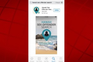 Hawai'i Sex Offenders Search App.