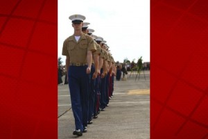 U.S. Marines honor the lives of the 12 fallen Marines of Marine Heavy Helicopter Squadron 463 during a memorial service on Marine Corps Base Hawaii, Jan. 22, 2016. Twelve U.S. Marines died when their two CH-53E Super Stallion helicopters were involved in an incident off the coast of Oahu's Waimea Bay along the North Shore the evening of Jan. 14. U.S. Marine Corps Photo/ Lance Cpl. Maximiliano
