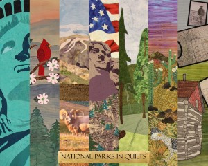 The NPS Traveling Quilt Exhibit poster. NPS Photo. 