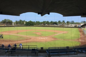 Wong Stadium hosted Saturday's tilt between Honoka'a and Hilo. Photo by Josh Pacheco.