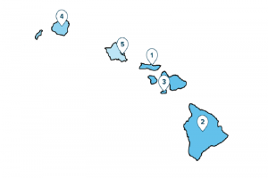 This graphic shows the ranking of each County in Hawai'i in Smart Asset's Tax Burden Index. SmartAsset image.