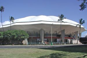 Neal Blaisdell Arena, site of the New City Nissan/HHSAA Division I Boys Volleyball Championship match. Wikipedia photo.