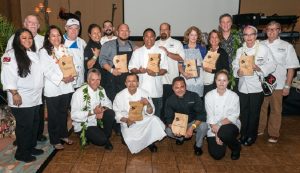 Gala and student winners with judges at the Big Island Chocolate Festival. Photo by Kirk Shorte Photography. 