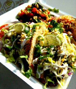 Fish Tacos. Photo credit: Kay Rivera