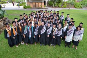 2015 Hawai'i Community College graduates. Hawai'i CC file photo.
