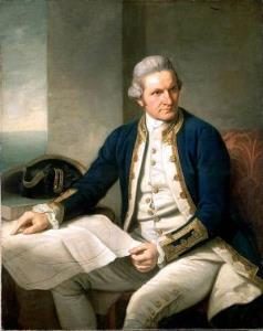 Capt. James Cook. Wikipedia Commons image.