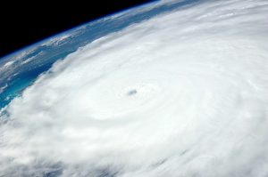 Big Island Now stock photo: Hurricane Irene, International Space Station, 2011.