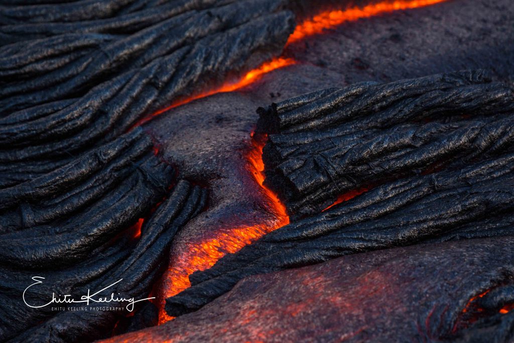 Kalapana lava. July 2016. Ehitu Keeling photo.