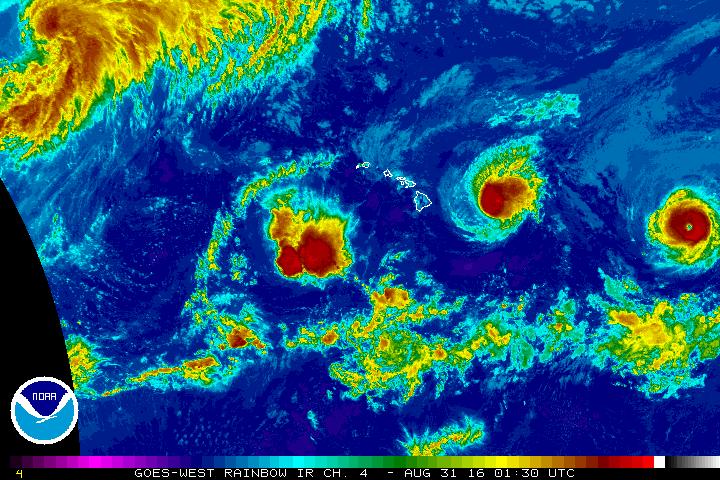 Hurricane Madeline, Aug. 30, 3:30 p.m. NOAA-NWS