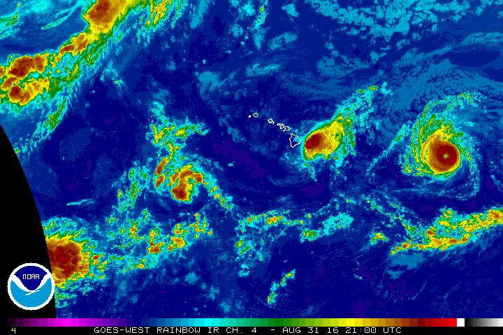 Hurricane Madeline, Wednesday, Aug. 31, 11-30 a.m. NOAA/NWS