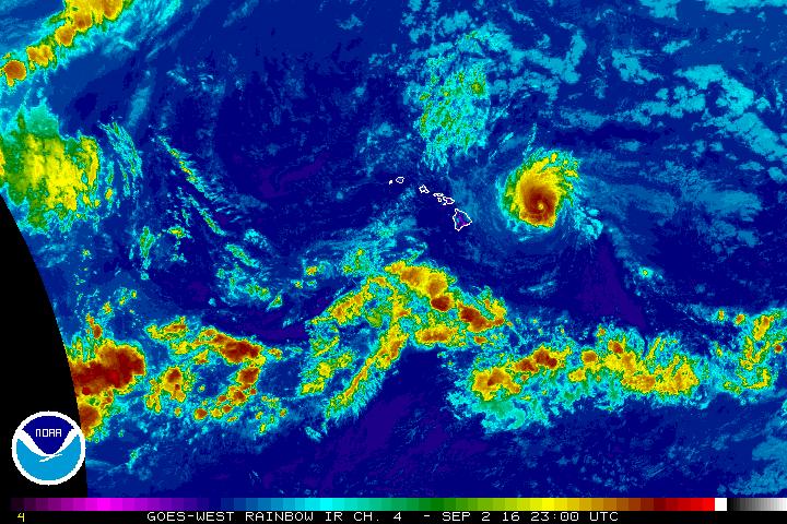 Hurricane Lester, Friday, Sept. 2, 12:30 p.m. NOAA/NWS