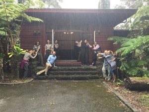 Embracing the new museum -- the former 1932 Administration Building and formerly a lodging facility called the ‘Ōhi‘a Wing will soon be a new park museum. NPS Photo. 