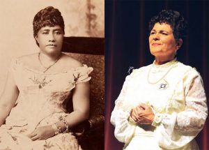 UH-Hilo’s Jackie Pualani Johnson brings beloved Queen Lili‘uokalani to life in a memorable one-woman performance on Oct. 10 and 11 at the Lyman Museum. 