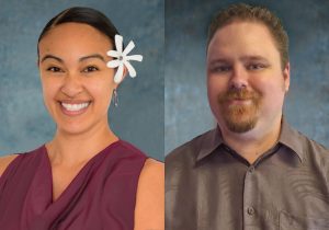Cassandra Sabado-Evans (left) has been promoted to assistant director of store operations for Mobi PCS and Michael Koenigsfest (right) has been promoted to sales and event manager. Photo Courtesy. 