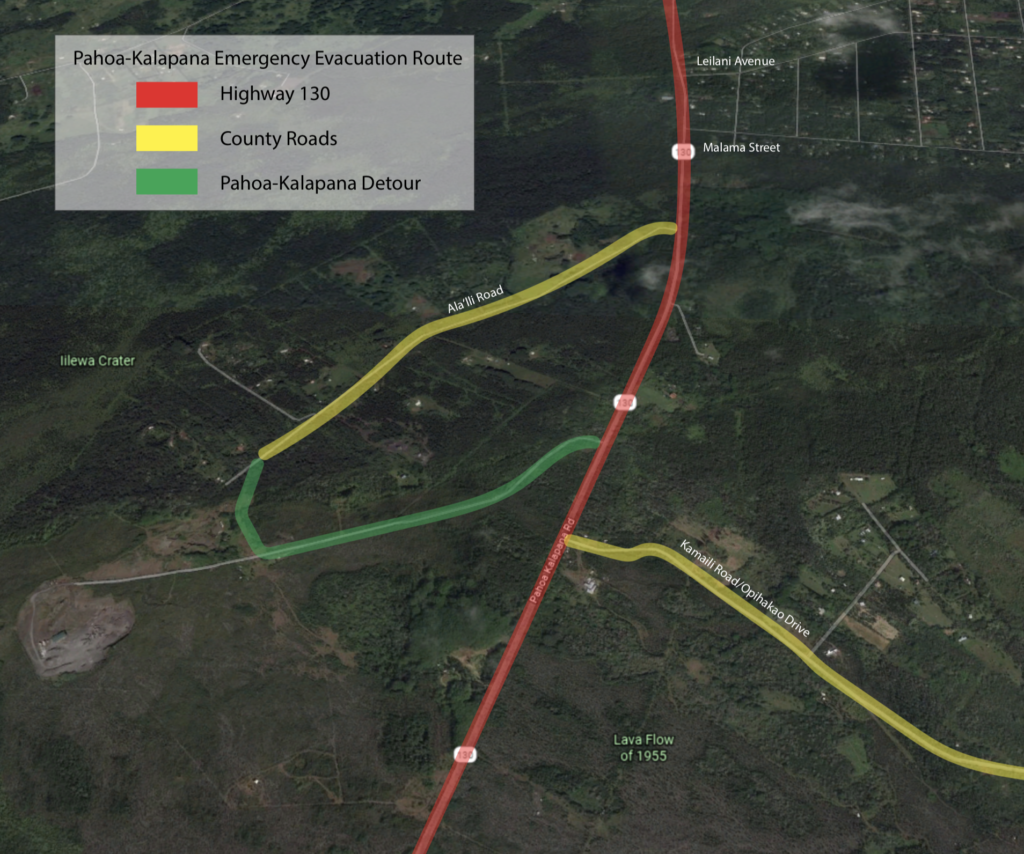 Work Begins on Chain of Craters-Kalapana Road Evacuation Route | Big Island Now1024 x 854
